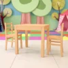 Flash Furniture Kids Natural Solid Wood Table And Chair Set For Classroom, Playroom, Kitchen -Safavieh Shop GUEST 00b3d973 99e4 4328 a16a f5617c569b8b