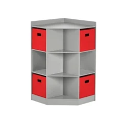 5pc Kids' Corner Cabinet Set With 4 Bins Set - RiverRidge Home -Safavieh Shop GUEST 0184e15b 1408 4e84 b953 1c81d576dc7c