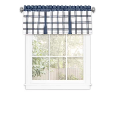 Kate Aurora Windowpane Plaid Country Farmhouse Kitchen Curtain Tier & Valance 7 Kate Aurora Windowpane Plaid Country Farmhouse Kitchen Curtain Tier & Valance - Image 5