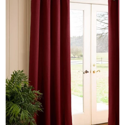 Madison Double-Blackout Back-Tab Curtain Pair, 40"W X 54"L Per Panel 3 Madison Double-Blackout Back-Tab Curtain Pair, 40"W X 54"L Per Panel