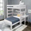 Max & Lily Farmhouse Twin Over Twin L-Shaped Bunk Bed With Desk -Safavieh Shop GUEST 06049e7f 85a8 45fc b464 74c007a9f6c4