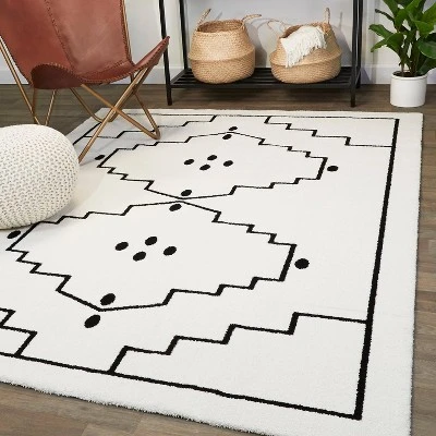 Miklos Medallion Kids' Area Rug White - Balta Rugs 3 Miklos Medallion Kids' Area Rug White - Balta Rugs