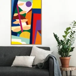 22" X 33" Wake Up And Be Bold By Megan Gallagher Framed Canvas Wall Art Light Brown - Amanti Art -Safavieh Shop GUEST 06a73aa3 80ab 4b73 a1ad 625386585b34