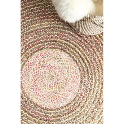 NuLOOM Braided Draya Jute Area Rug 5 NuLOOM Braided Draya Jute Area Rug - Image 3