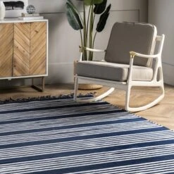 NuLOOM Rowen Striped Cotton Tassel Area Rug -Safavieh Shop GUEST 07f5f565 e439 4ae5 9639 397d79f07d39