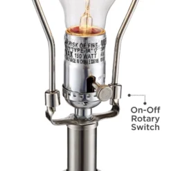 360 Lighting Jane Modern Table Lamps 25" High Set Of 2 White Ceramic Fabric Drum Shade For Bedroom Living Room House Bedside Nightstand Office Family -Safavieh Shop GUEST 09c089d4 b262 48b6 8626 c6dec4078914