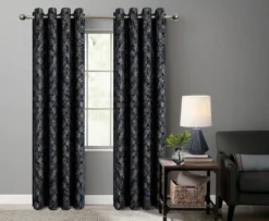 Kate Aurora 2 Piece Contemporary Chic Metallic Abstract Circles Light Filtering Grommet Top Curtains -Safavieh Shop GUEST 09c624d7 233d 4f42 af63 cd385da61b02