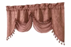 Kate Aurora Georgina Ultra Luxurious Raised Jacquard And Fringed Trimmed Austrian Window Valance -Safavieh Shop GUEST 0b463452 3b68 469e a0f2 1b4489191663