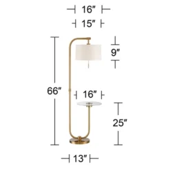 Possini Euro Design Volta Modern Floor Lamp With Tray Table 66" Tall Brass USB Charging Port White Drum Shade For Living Room Bedroom Office House 17 Possini Euro Design Volta Modern Floor Lamp With Tray Table 66" Tall Brass USB Charging Port White Drum Shade For Living Room Bedroom Office House -Safavieh Shop GUEST 0b51f10c f28d 4873 a815 588c573b8b5f