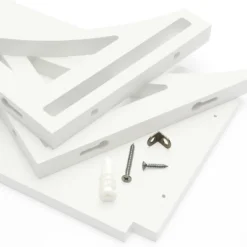 36" Topsy Turvey 2 In 1 Kids' Shelf With Brackets For Underneath Or Facing Upward White - InPlace -Safavieh Shop GUEST 0c066f58 ccee 4e93 82b7 5e11fb6a877f