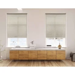 1pc Light Filtering Natural Roller Window Shade - Lumi Home Furnishings