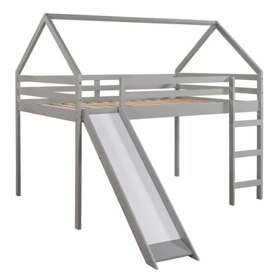 Full Size House Shape Loft Bed With Slides - ModernLuxe 5 Full Size House Shape Loft Bed With Slides - ModernLuxe - Image 3