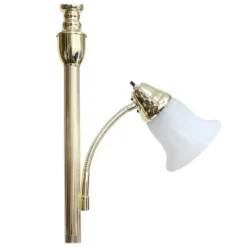 Torchiere Floor Lamp With Reading Light And Marble Glass Shades Gold - Lalia Home -Safavieh Shop GUEST 0d5cb111 064b 4c53 a65c 4353fc21b9e7