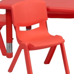 Emma And Oliver 24"W X 48"L Rectangular Plastic Height Adjustable Activity Table Set With 6 Chairs 17 Emma And Oliver 24"W X 48"L Rectangular Plastic Height Adjustable Activity Table Set With 6 Chairs -Safavieh Shop GUEST 0e1c91be e716 4762 8124 8e175706f5ad