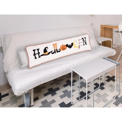 C&F Home 24" X 6" Halloween Embroidered Throw Pillow 4 C&F Home 24" X 6" Halloween Embroidered Throw Pillow - Image 2