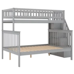 Twin Over Full Stairway Bunk Bed With Storage-ModernLuxe -Safavieh Shop GUEST 0e34097d 1b8c 41c3 92a8 37dba37d8814