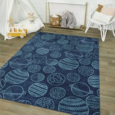 Space Planets Kids' Rug - Balta Rugs 3 Space Planets Kids' Rug - Balta Rugs