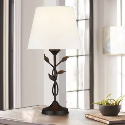 21" Metal Floral Table Lamp (Includes LED Light Bulb) - Cresswell Lighting 7 21" Metal Floral Table Lamp (Includes LED Light Bulb) - Cresswell Lighting - Image 5