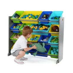 Kids' Super-Size Toy Organizer Elements Collection Gray - Humble Crew -Safavieh Shop GUEST 111d3815 03d7 4054 b97e ee598011fbe0