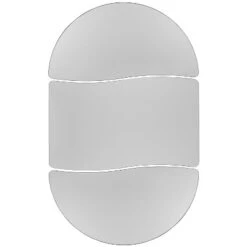 Emma And Oliver 3 Piece 76" Oval Wave Collaborative Grey Adjustable Activity Table Set -Safavieh Shop GUEST 114f58f7 e57f 4107 b1ed 49e8498d6930