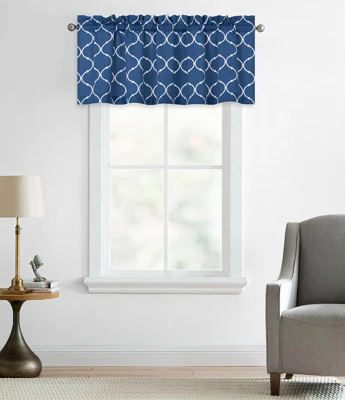 Regal Home Regal Home Collections Trellis Lattice Rod Pocket Valance 7 Regal Home Regal Home Collections Trellis Lattice Rod Pocket Valance - Image 5