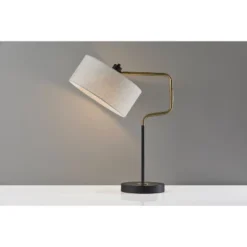 Jacob Table Lamp Black/Brass - Adesso -Safavieh Shop GUEST 1318f42f 957d 413a 9a68 df71540a5872