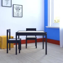 3pc Annya Kiddy Table Set Navy/White - Room & Joy -Safavieh Shop GUEST 13aa874b 8656 4de2 ac39 9577cb0aaa88