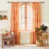 1pc Sheer Ophelia Printed Burnout Window Curtain Panel Orange - Opalhouse™ Designed With Jungalow™ -Safavieh Shop GUEST 1403018d 86ae 4f43 bdb8 a45381091bf1