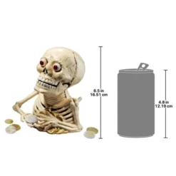 Design Toscano Bugged-Out Hungry Skeleton Cast Iron Mechanical Coin Bank -Safavieh Shop GUEST 146b4934 2164 4ec1 825c a3bb7d157a86