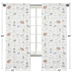 2pc Animal Print Sweet Jojo Designs On The Farm Window Panel - Sweet Jojo Designs -Safavieh Shop GUEST 14e7036d 3efa 49ff 8527 07fc09f779d7