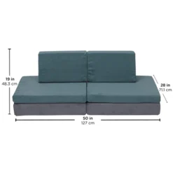 Children's Factory Multipurpose Whatsit Kids Furniture Sofa Couch With Flexible Seat Cushions For Home Bedrooms, Playrooms, And Dorms, Gray -Safavieh Shop GUEST 17fe9ef7 5cc0 4ded a264 fa386ccfaca2