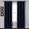 Home Boutique Insulated Grommet 100% Blackout Faux Silk Window Curtain Panel Navy Single 52X84 -Safavieh Shop GUEST 1a051e99 ebf7 47bf a54e 745cde178e57