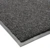 3'x5' Rectangle Solid Olefin Floor Mat Black - Crown