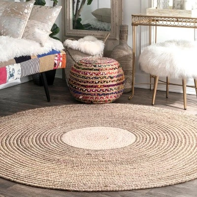 NuLOOM Braided Draya Jute Area Rug 3 NuLOOM Braided Draya Jute Area Rug