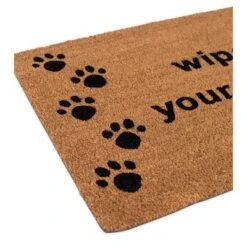 BirdRock Home Wipe Your Paws Coir Doormat - 24 X 36"