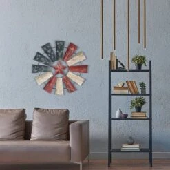 Patriotic Windmill Metal Wall Decor - Alpine Corporation -Safavieh Shop GUEST 1cf906ed 0b97 4bd1 9e21 697201dc4d66