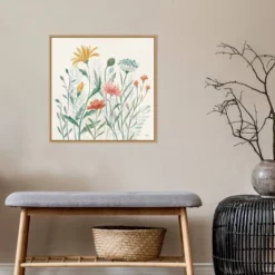 22" X 22" Wildflower Vibes III By Janelle Penner Framed Canvas Wall Art Light Brown - Amanti Art 16 22" X 22" Wildflower Vibes III By Janelle Penner Framed Canvas Wall Art Light Brown - Amanti Art -Safavieh Shop GUEST 1e089657 8a20 436a b100 b3c22d9b15c2