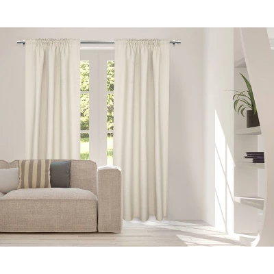 Decorative Drapery Curtain Rod With End Cap Finials - Lumi Home Furnishings 4 Decorative Drapery Curtain Rod With End Cap Finials - Lumi Home Furnishings - Image 2