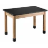 National Public Seating Wood Science Table Chemical Resistant Series 24"" X 60"" Black/Ashwood -Safavieh Shop GUEST 2111db27 6366 4777 971b 7bd762857634