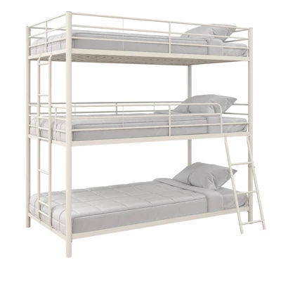 Triple Twin Zeke Metal Bunk Bed - Room & Joy 15 Triple Twin Zeke Metal Bunk Bed - Room & Joy - Image 13