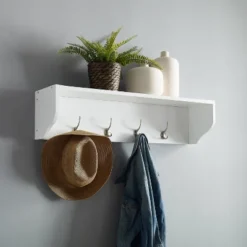 Harper Entryway Shelf White - Crosley
