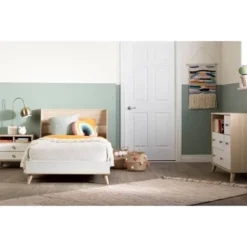 Yodi 2 Drawer Nightstand Soft Elm/White - South Shore -Safavieh Shop GUEST 233ba939 d918 49aa b207 b7b23e9332b4