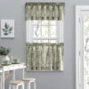 Ellis Curtain Lexington Leaf Pattern On Colored Ground Tailored Valance 58"x15" Sage -Safavieh Shop GUEST 236f6787 2faa 4781 b1b7 df028baf1afb
