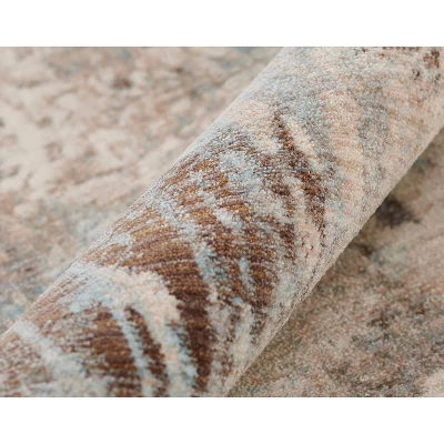 2'x3' Izmir Accent Rug Beige/Blue - Momeni 5 2'x3' Izmir Accent Rug Beige/Blue - Momeni - Image 3