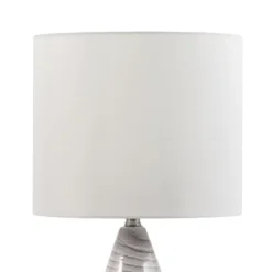 NuLOOM Tempe Glass & Metal 27" Table Lamp Lighting - Gray 27" H X 13" W X 13" D -Safavieh Shop GUEST 2520efdd 2c5f 4e08 b55f 8a6a812d7e85