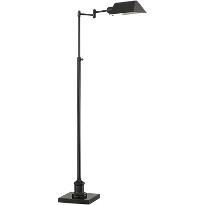Regency Hill Jenson Traditional Pharmacy Floor Lamp 54" Tall Dark Bronze Adjustable Swing Arm Metal Shade For Living Room Reading Bedroom Office 8 Regency Hill Jenson Traditional Pharmacy Floor Lamp 54" Tall Dark Bronze Adjustable Swing Arm Metal Shade For Living Room Reading Bedroom Office - Image 6
