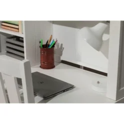 Kids' Highlands Desk With Hutch White - Hillsdale Furniture -Safavieh Shop GUEST 25fae09a 9e55 4c0c 8aa1 dd769d5d9d5e