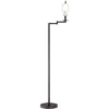 Regency Hill Adjustable Swing Arm Floor Lamp Base 60.5" Tall Bronze For Living Room Reading Bedroom Office