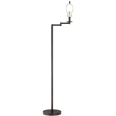 Regency Hill Adjustable Swing Arm Floor Lamp Base 60.5" Tall Bronze For Living Room Reading Bedroom Office 3 Regency Hill Adjustable Swing Arm Floor Lamp Base 60.5" Tall Bronze For Living Room Reading Bedroom Office