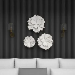 Modern Ornamental Wall Decor Set Of 3 White - Olivia & May 31 Modern Ornamental Wall Decor Set Of 3 White - Olivia & May -Safavieh Shop GUEST 26d671fc be8d 4e63 b485 b171a646fda8
